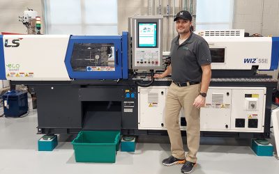RJG Adds New LS Mtron WIZ-55E Molding Machine 
for Training Facility in North Carolina