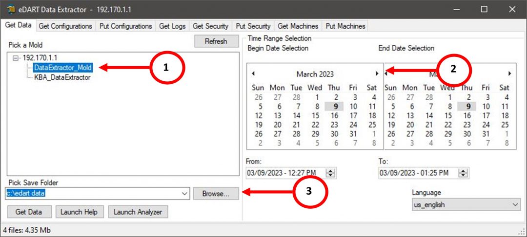 eDART Data Extractor “How To” Guide | RJG, Inc.